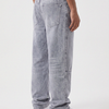 Frost Ash Panel Denim Big Fold (Ash Grey)
