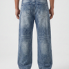 Vintage Indigo Panel Denim Big Fold (Dark Blue)
