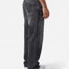 Whisker Wash Black Denim Big Fold 21\09