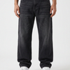 Low Washed Deep Black Denim Big Fold 21\07