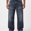 Vintage Wash Midnight Blue Denim Big Fold 21\08