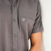 Dove Grey Premium Linen Shirt Regular fit
