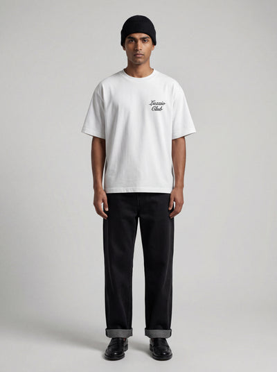 Positano Italian Paradise White Oversized T-shirt