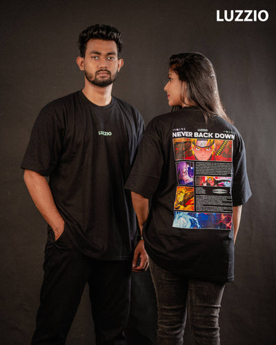 Naruto “Never Back Down” Oversized T-Shirt