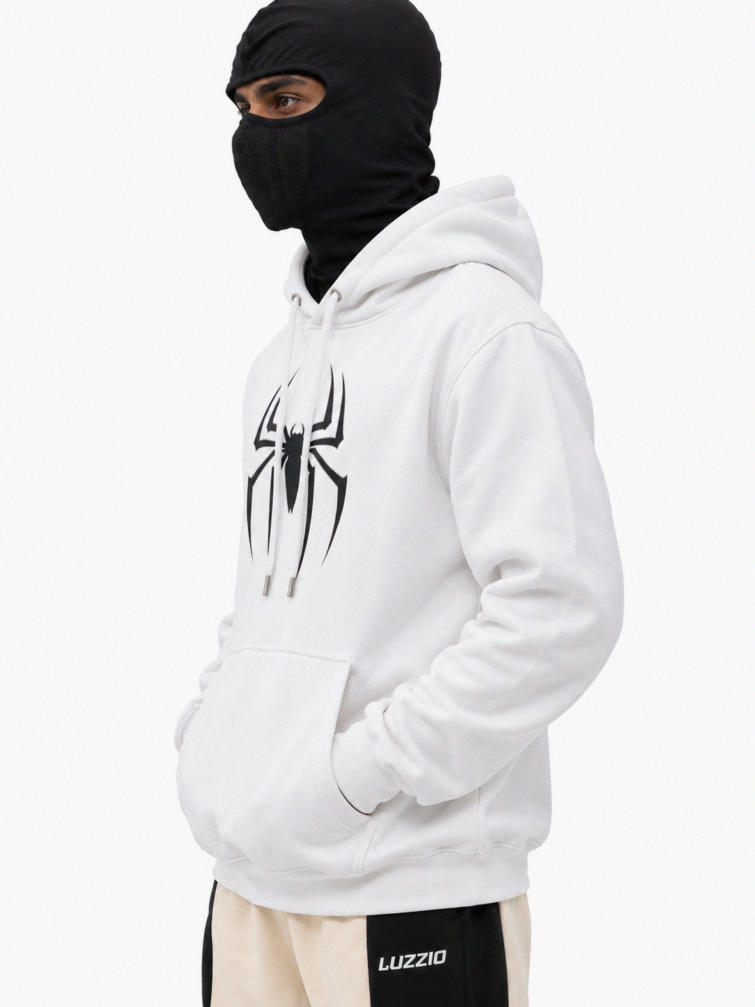 SPIDER HOODIE WHITE