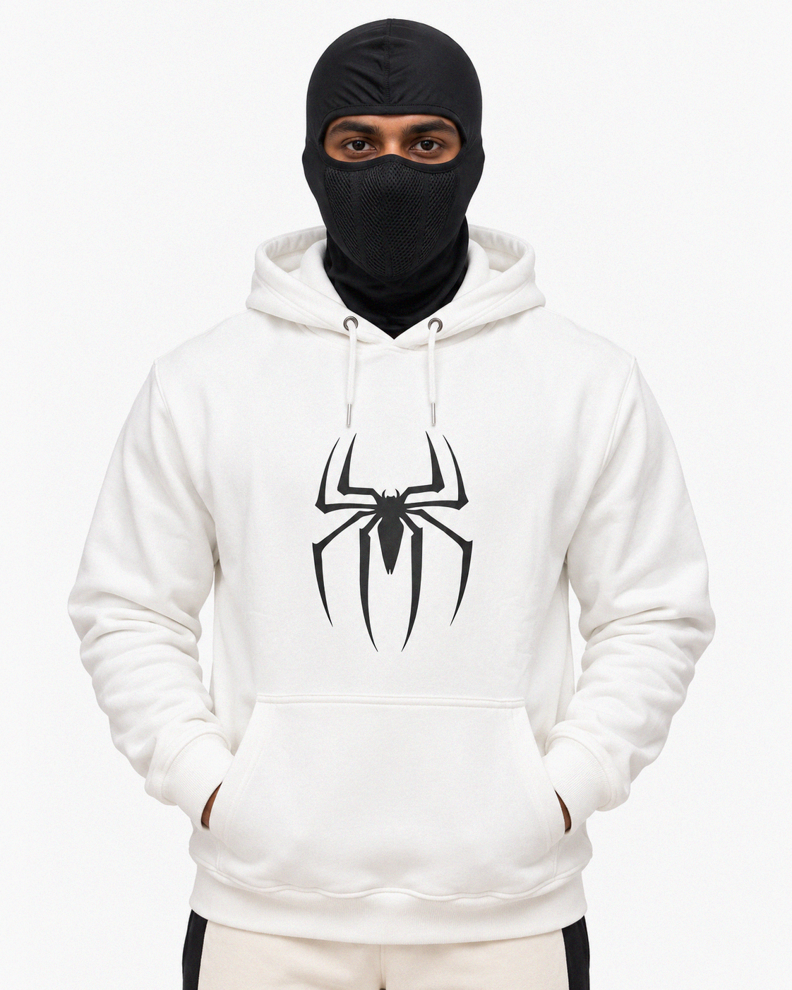 SPIDER HOODIE WHITE