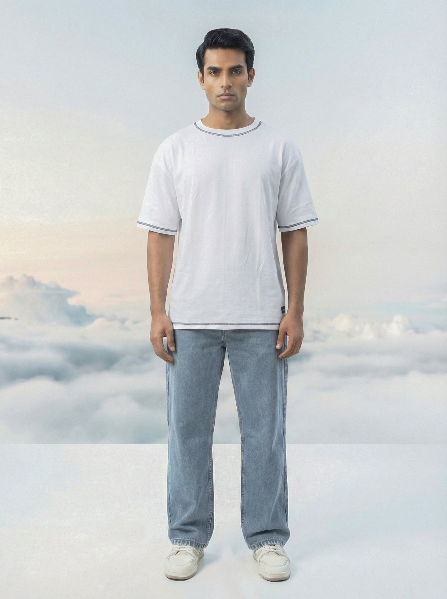 Baseline Oversize Tee White