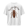 Roach White Graphic Tee Oversized 250GSM