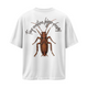Roach White Graphic Tee Oversized 250GSM