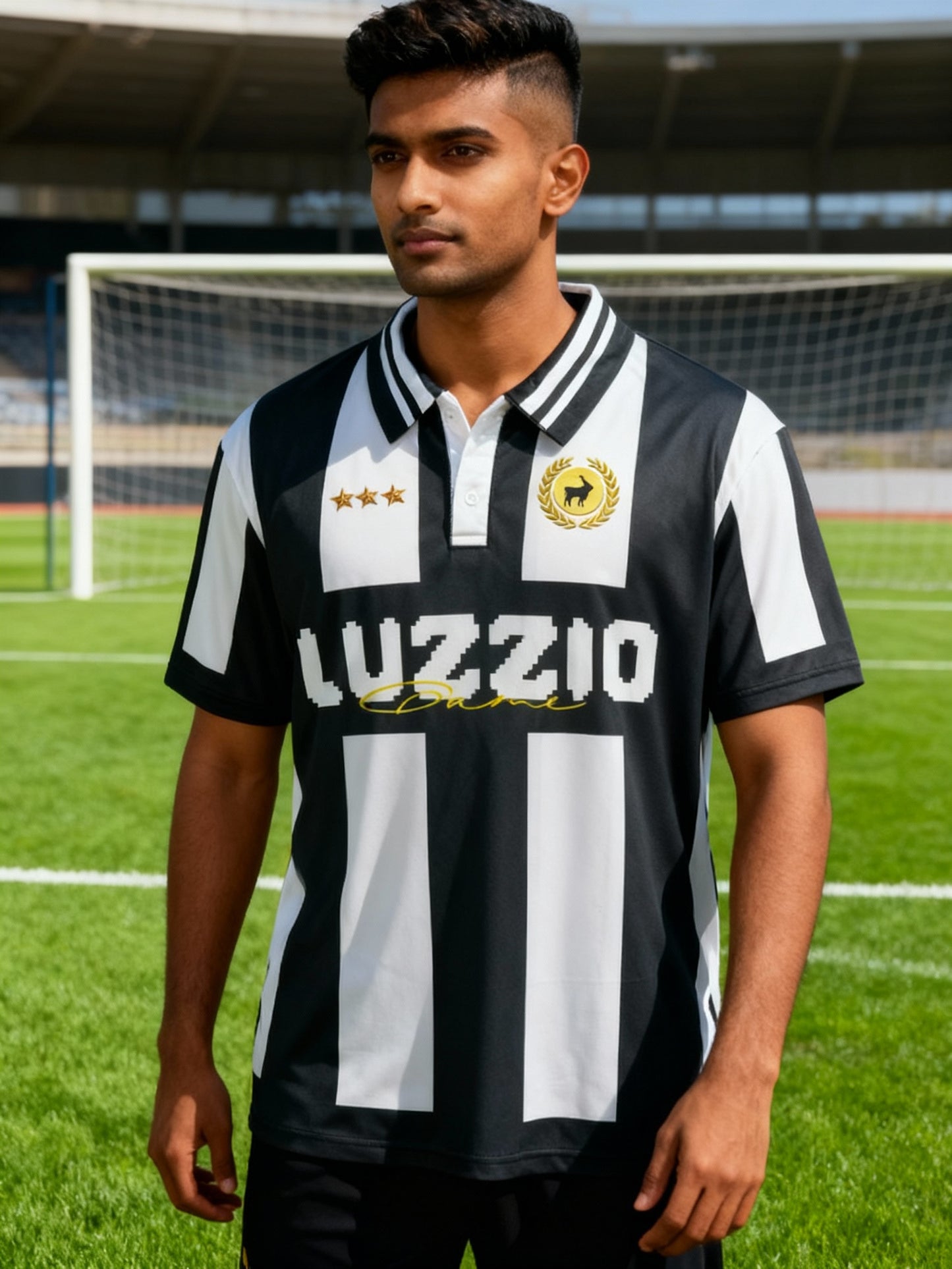 Luzzio Game Lightweight Oversized Polo T-shirt