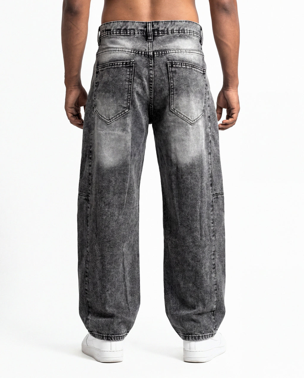 Dark Ash Barrel Denim