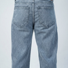 Acid wash Mid Light Blue Big Fold Denim