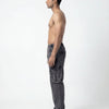 BLACK ACID WASH CARGO DENIM JEANS PREMUIM