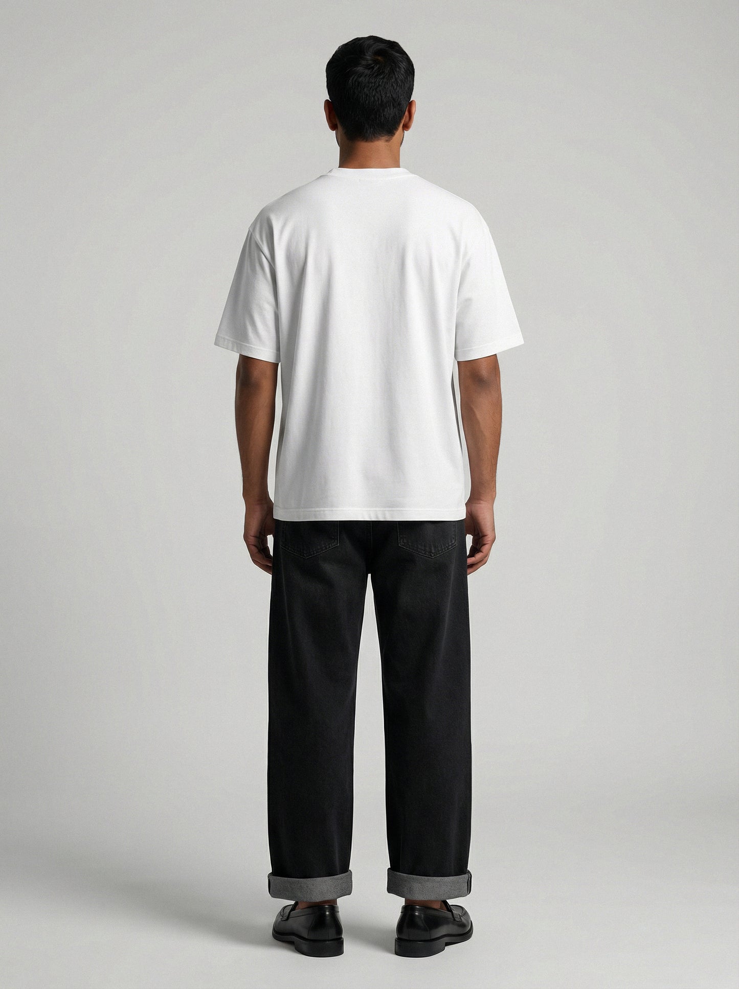 Bio Washed White Oversized T-shirt Premium