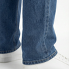 Acid wash Denim Blue Big Fold
