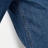Acid wash Denim Blue Big Fold
