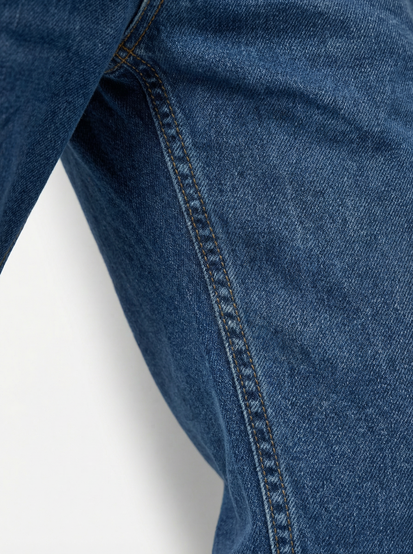 Acid wash Denim Blue Big Fold
