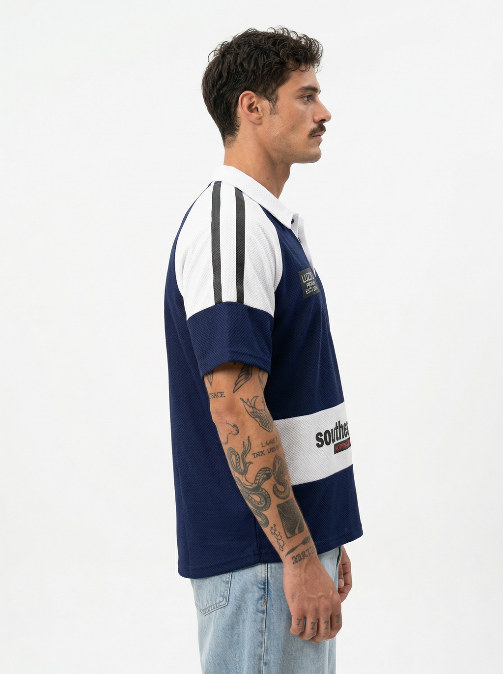 Mono Core Polo Carbon Blue