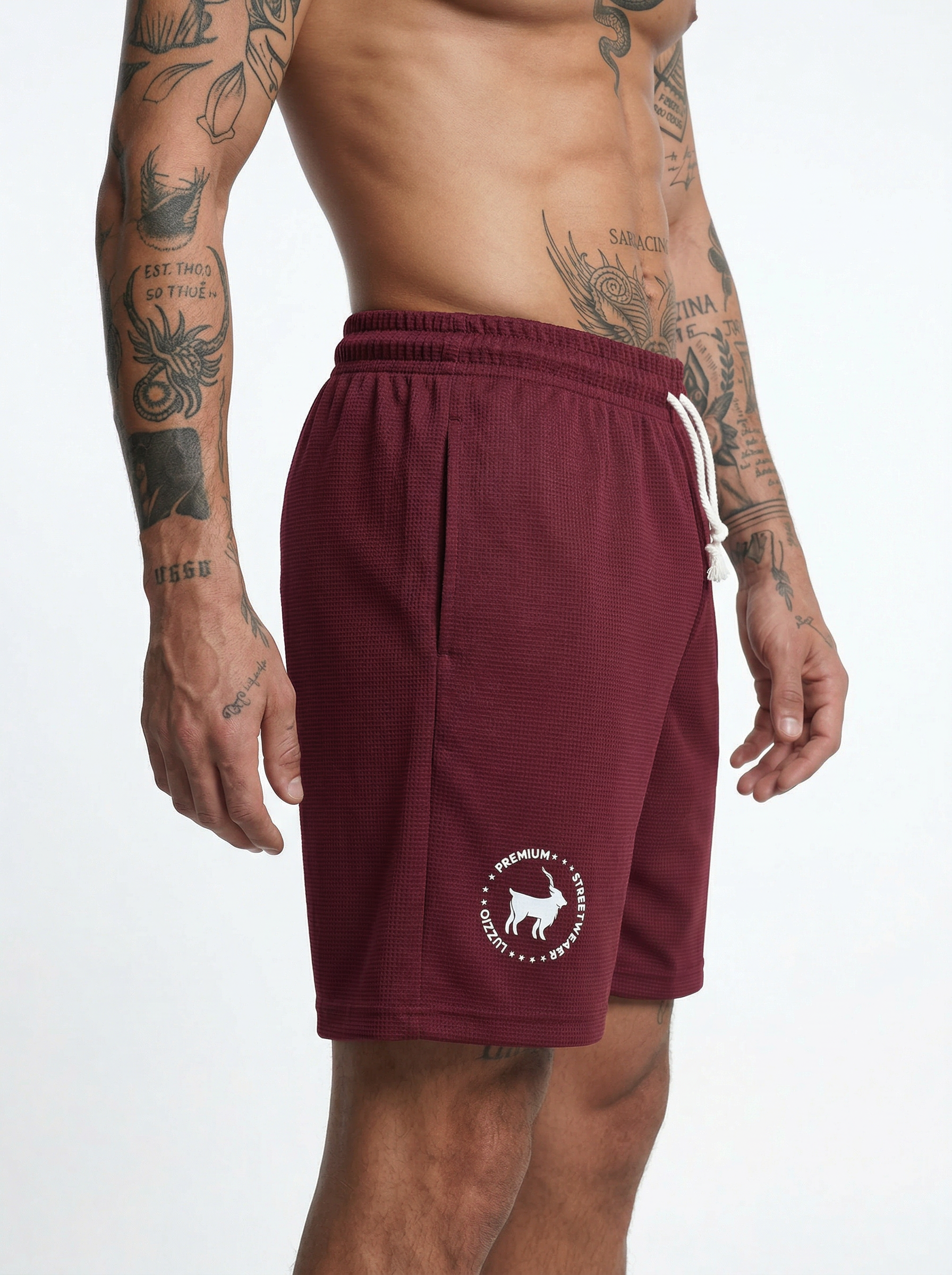 DripCore V2 Wine Red Shorts