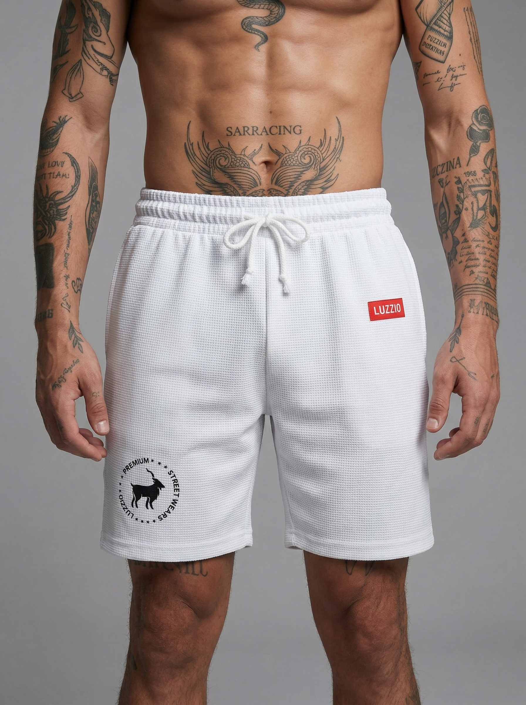 DripCore V2 White Shorts