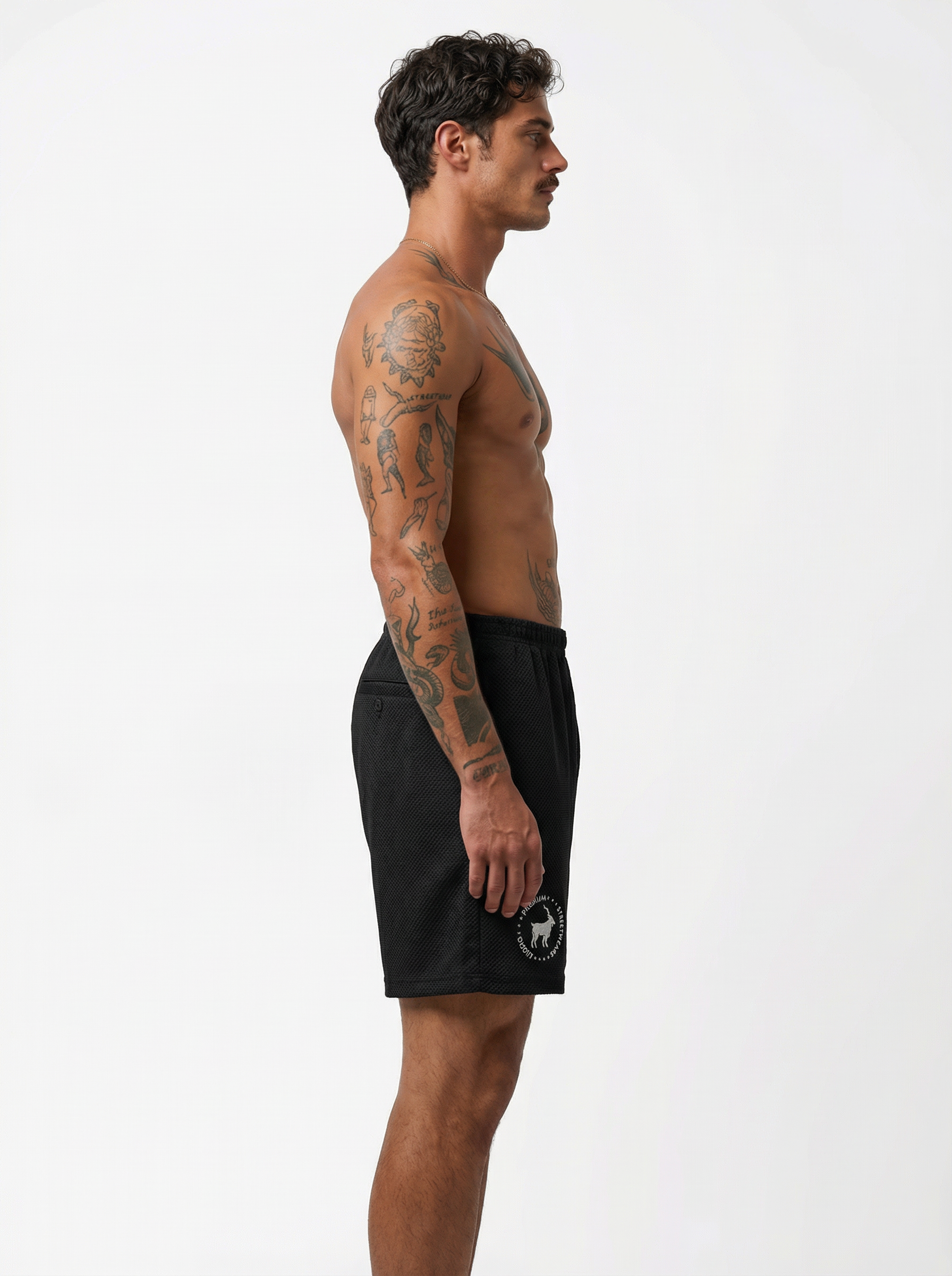 DripCore Black Shorts