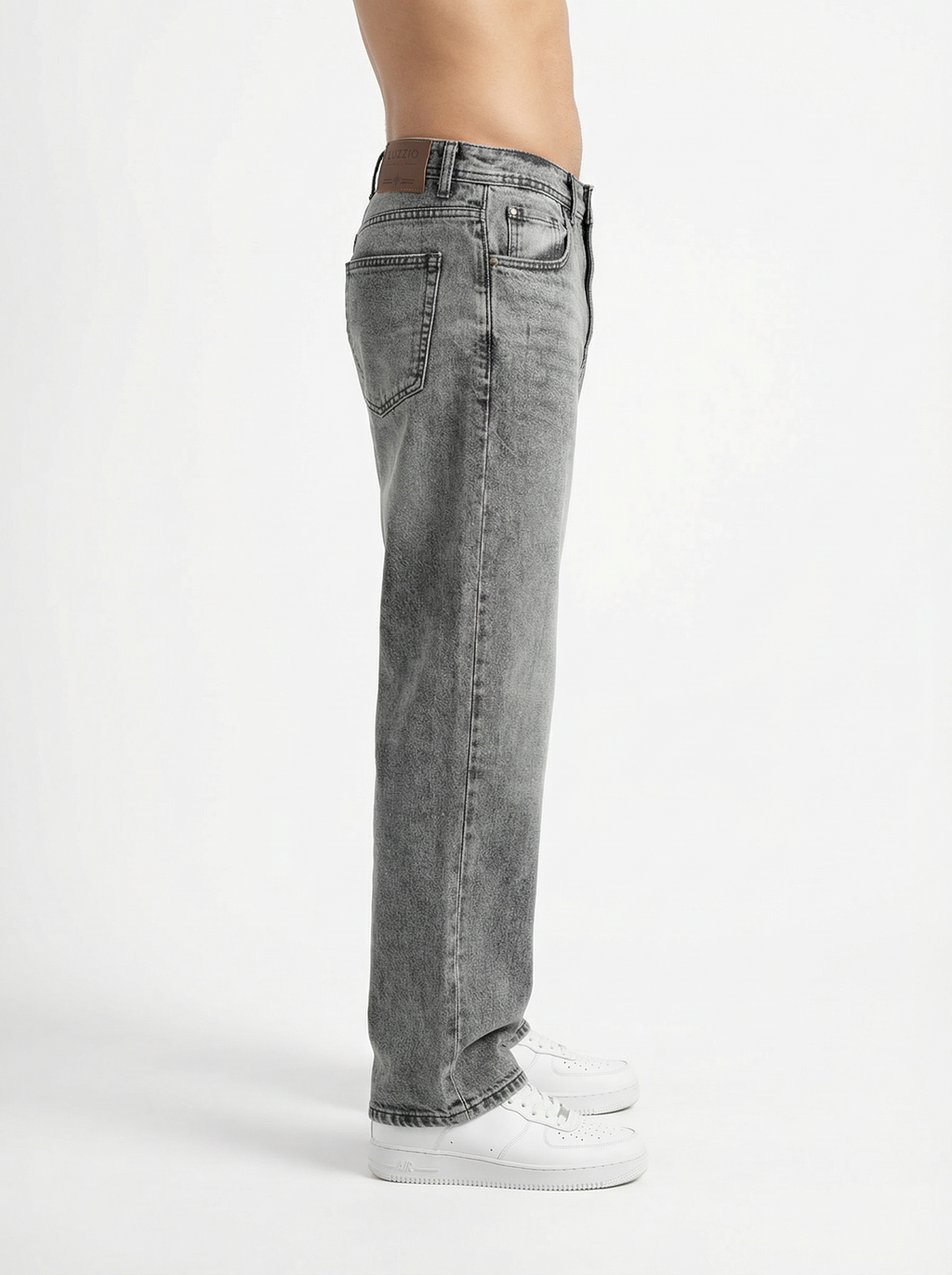 Vintage Wash Ash Big Fold Denim