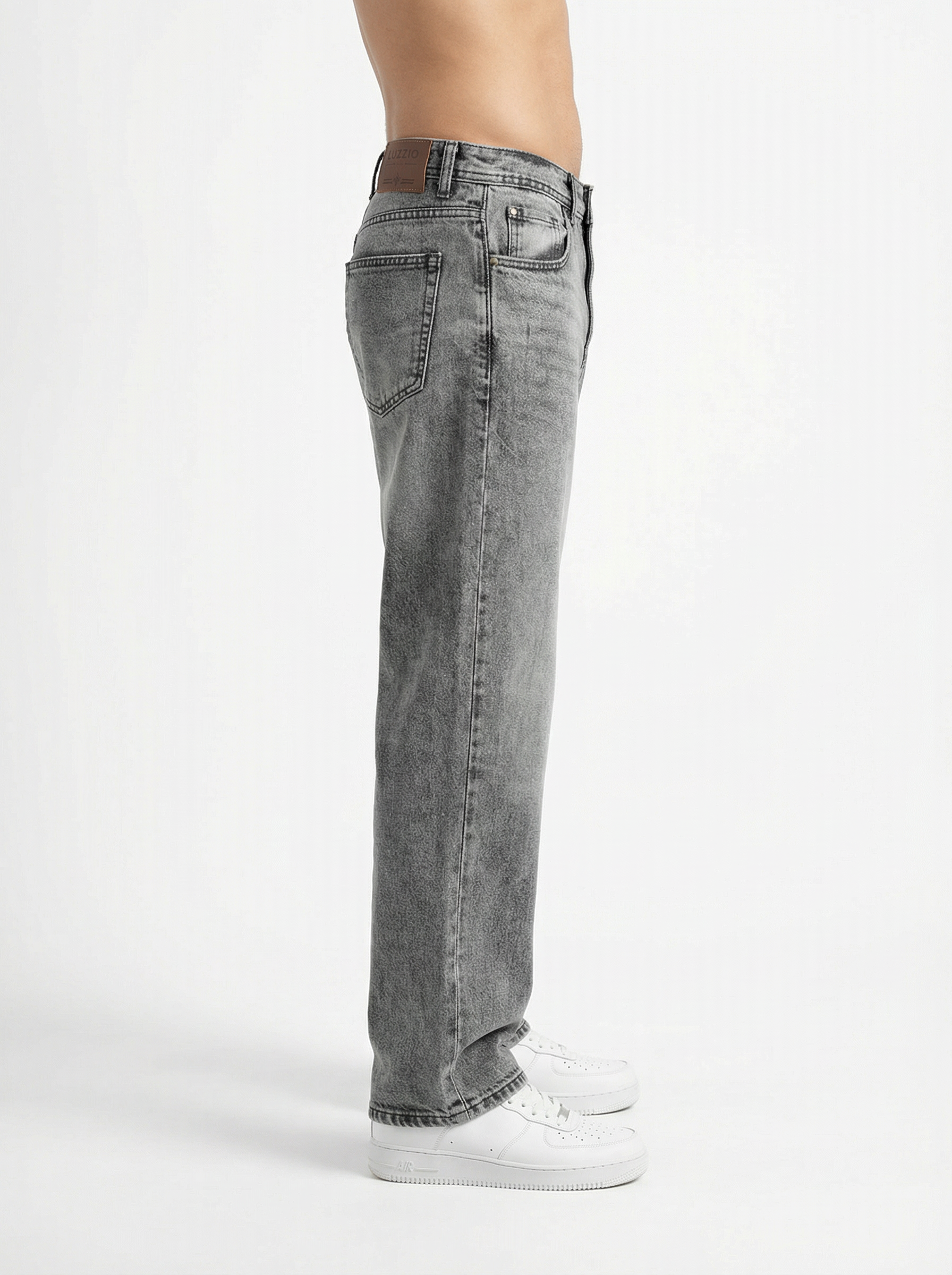 Vintage Wash Ash Big Fold Denim