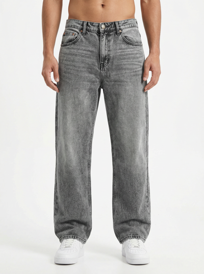 Vintage Wash Ash Big Fold Denim