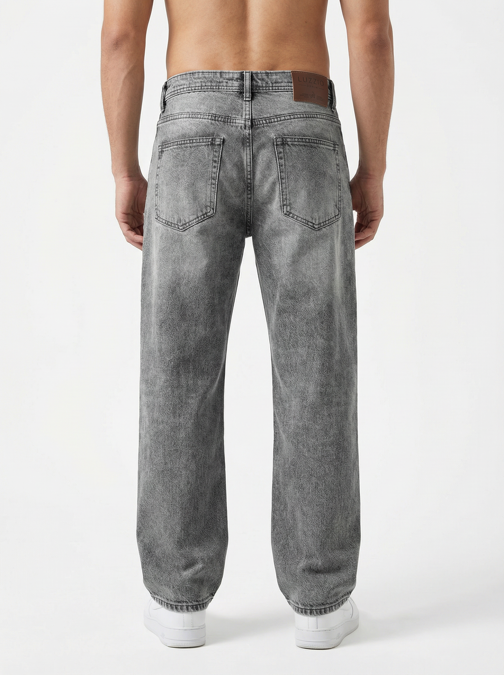 Vintage Wash Ash Big Fold Denim