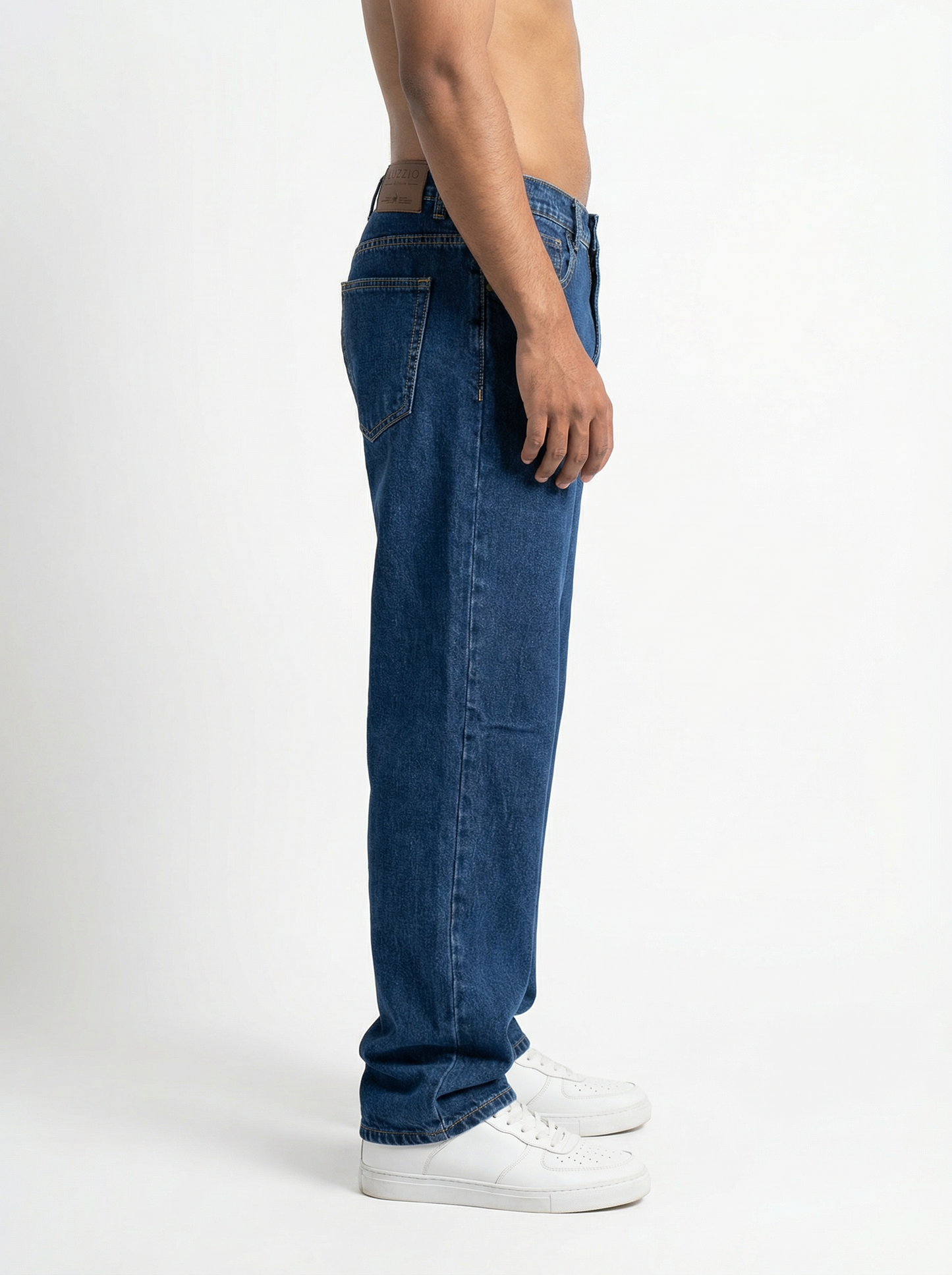 Acid wash Deep Indigo Big Fold Denim