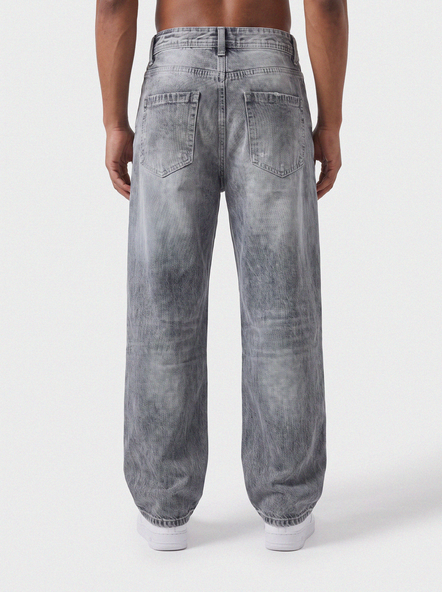 Shadow Ash Panel Denim Big Fold (Dark Grey)