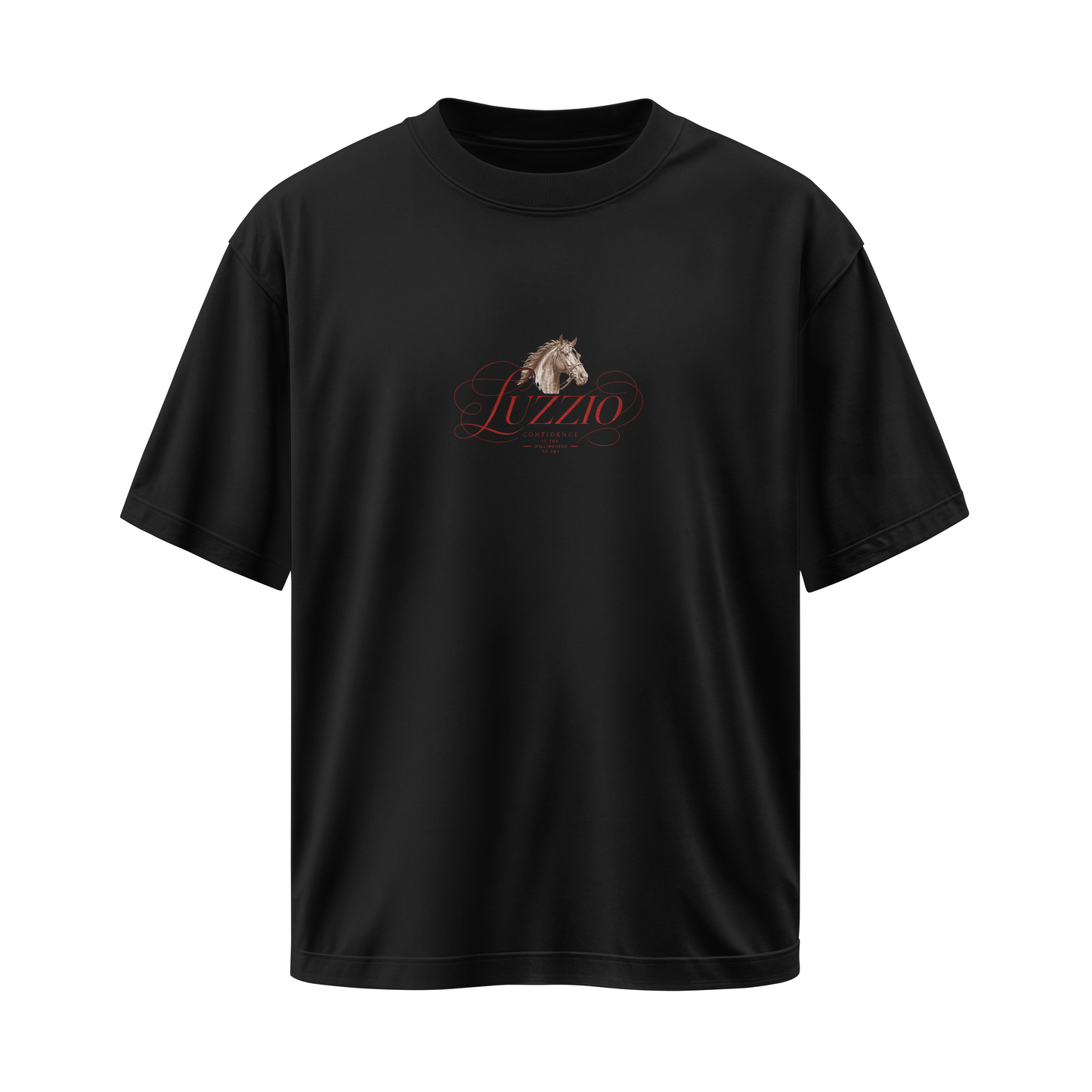 Freedom Black Graphic Tee Oversized 250GSM