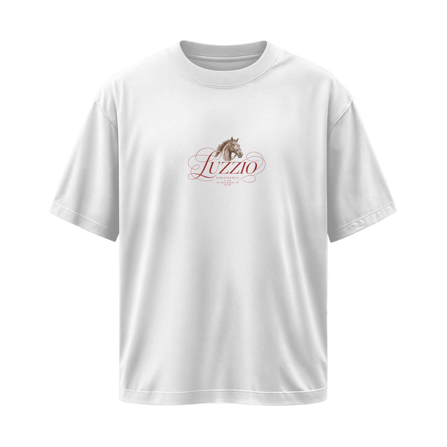 Freedom White Graphic Tee Oversized 250GSM