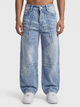 Glacier Blue Panel Denim Big Fold (Ice Blue)