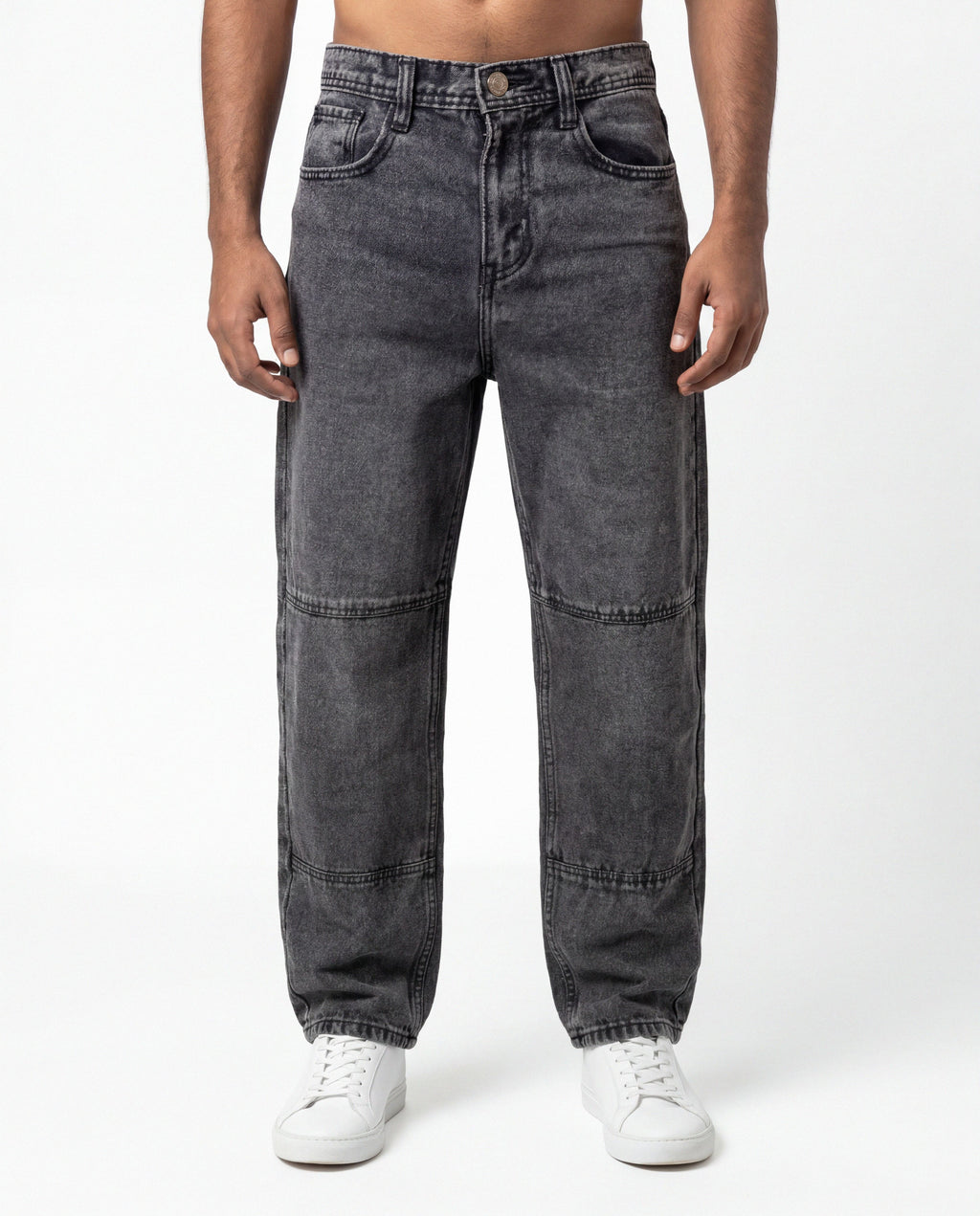 Steel Black Regular Denim