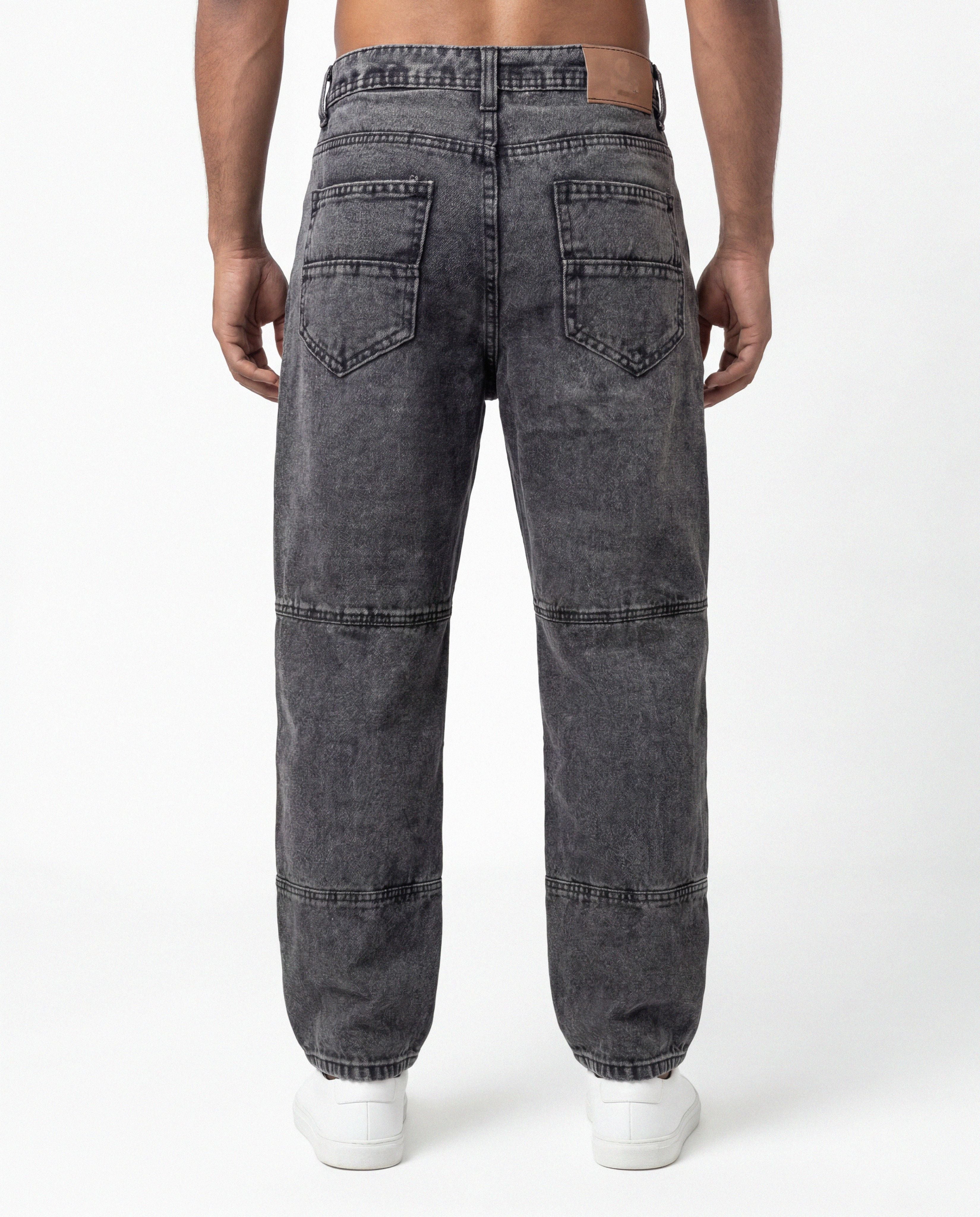 Steel Black Regular Denim