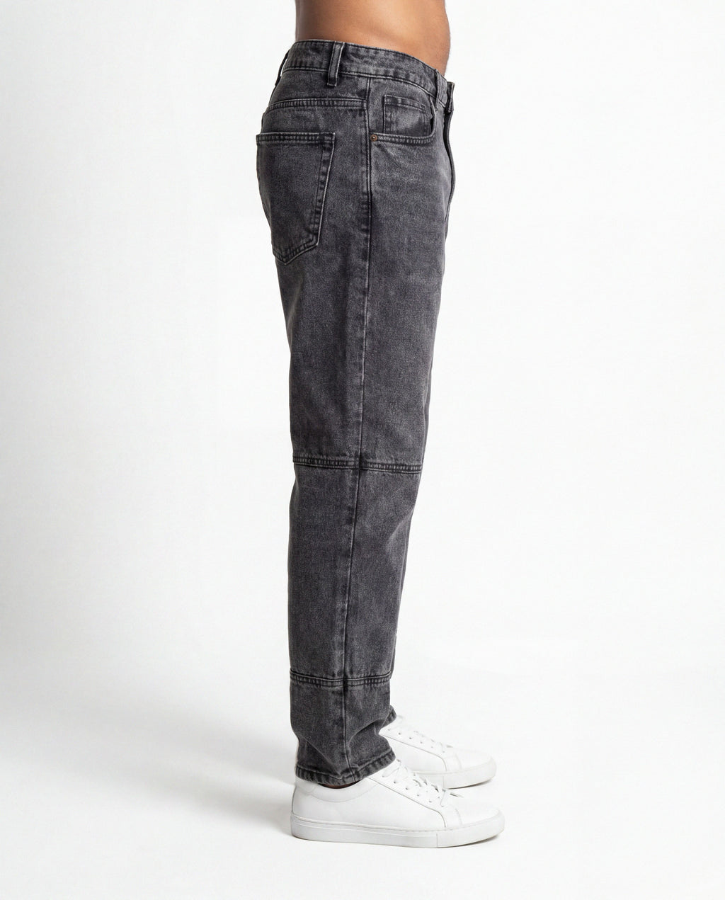 Steel Black Regular Denim