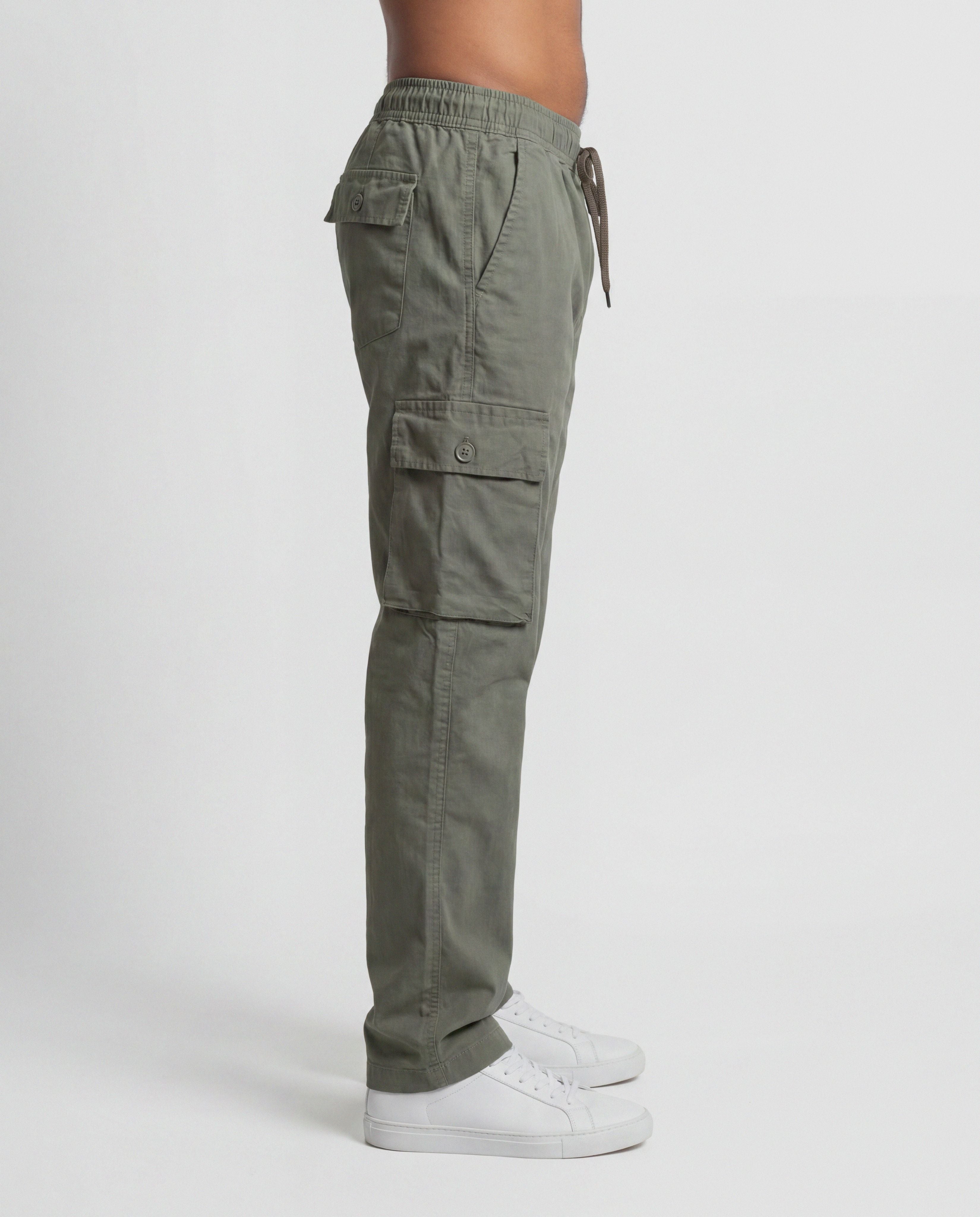 Minimal Cargo Pants Regular Fit Stretch