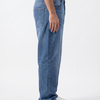 Blue Vintage Wash Big Fold Denim