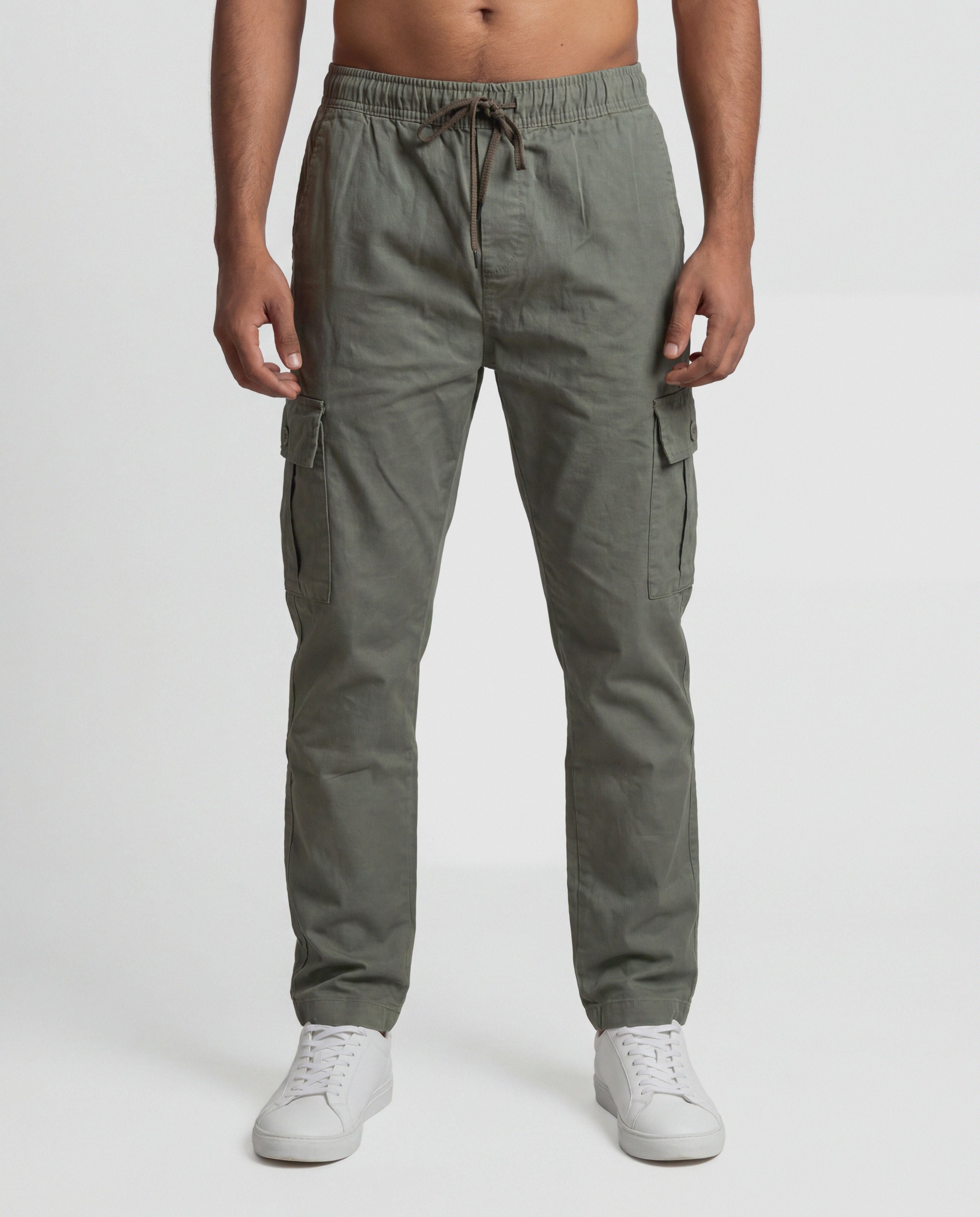 Minimal Cargo Pants Regular Fit Stretch