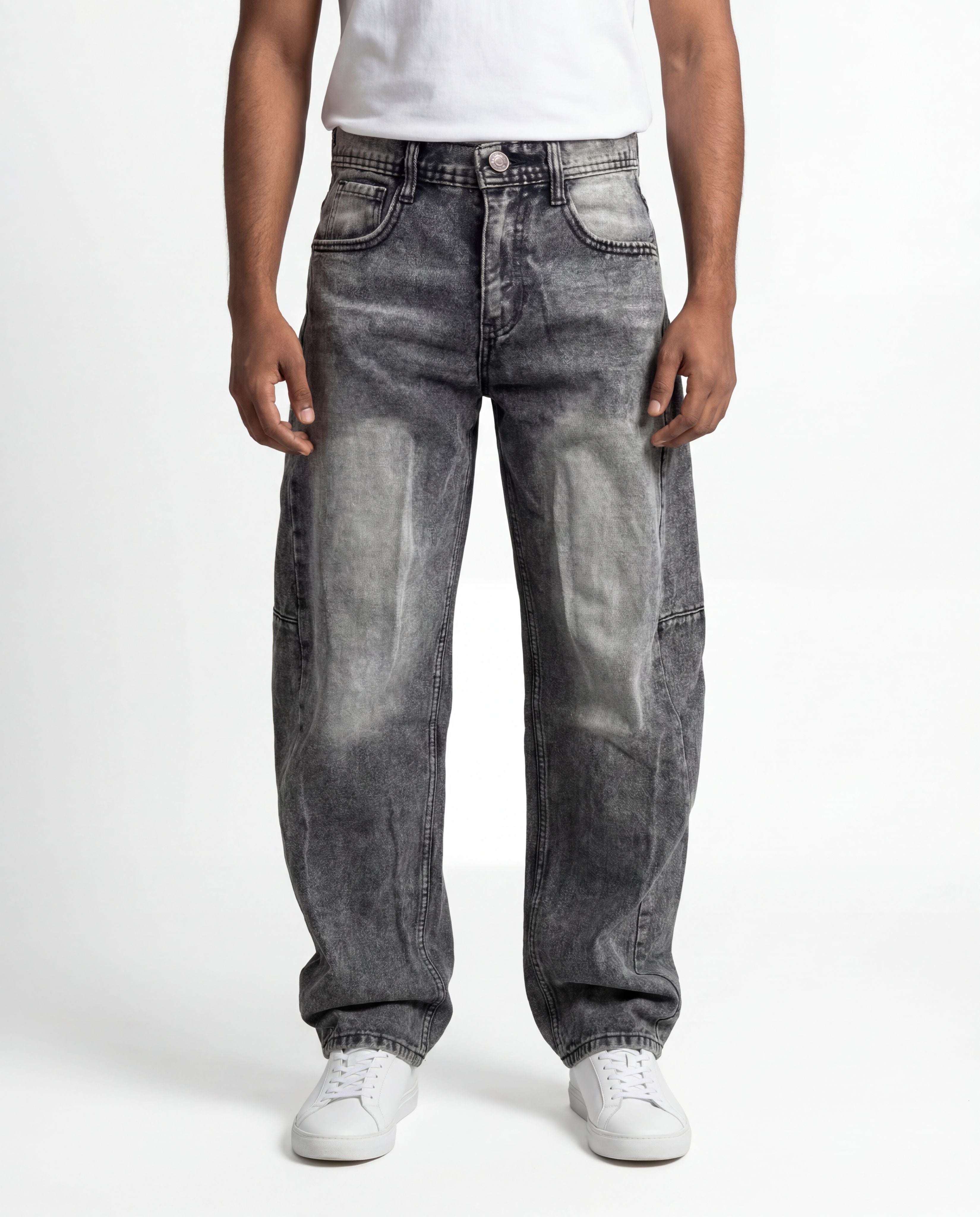 Ash Vintage Wash Barrel Denim