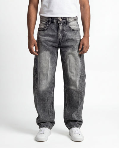 Ash Vintage Wash Barrel Denim