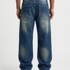 Heritage Wash Extra Big Fold Denim