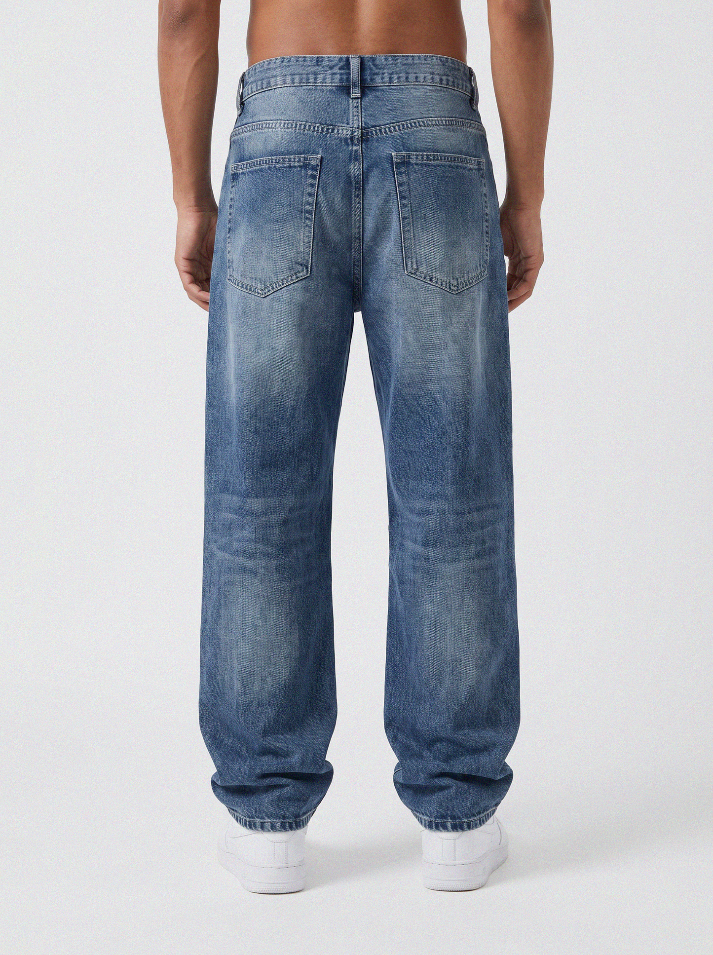 Slate Drift Extra Big Fold Denim