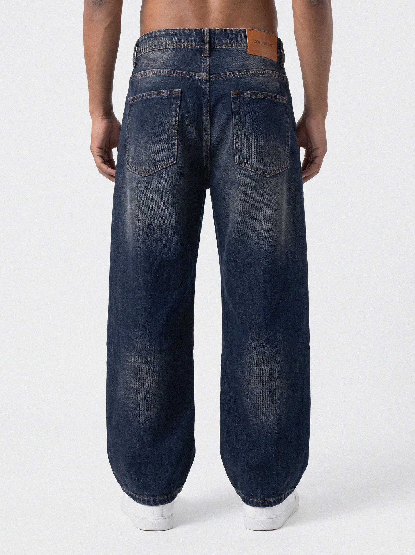 Midnight Shadow Extra Big Fold Denim