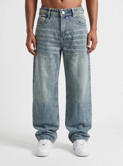 Glacier Fade Extra Big Fold Denim