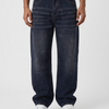 Midnight Shadow Extra Big Fold Denim