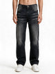 Deep Black Washed big Fold Denim