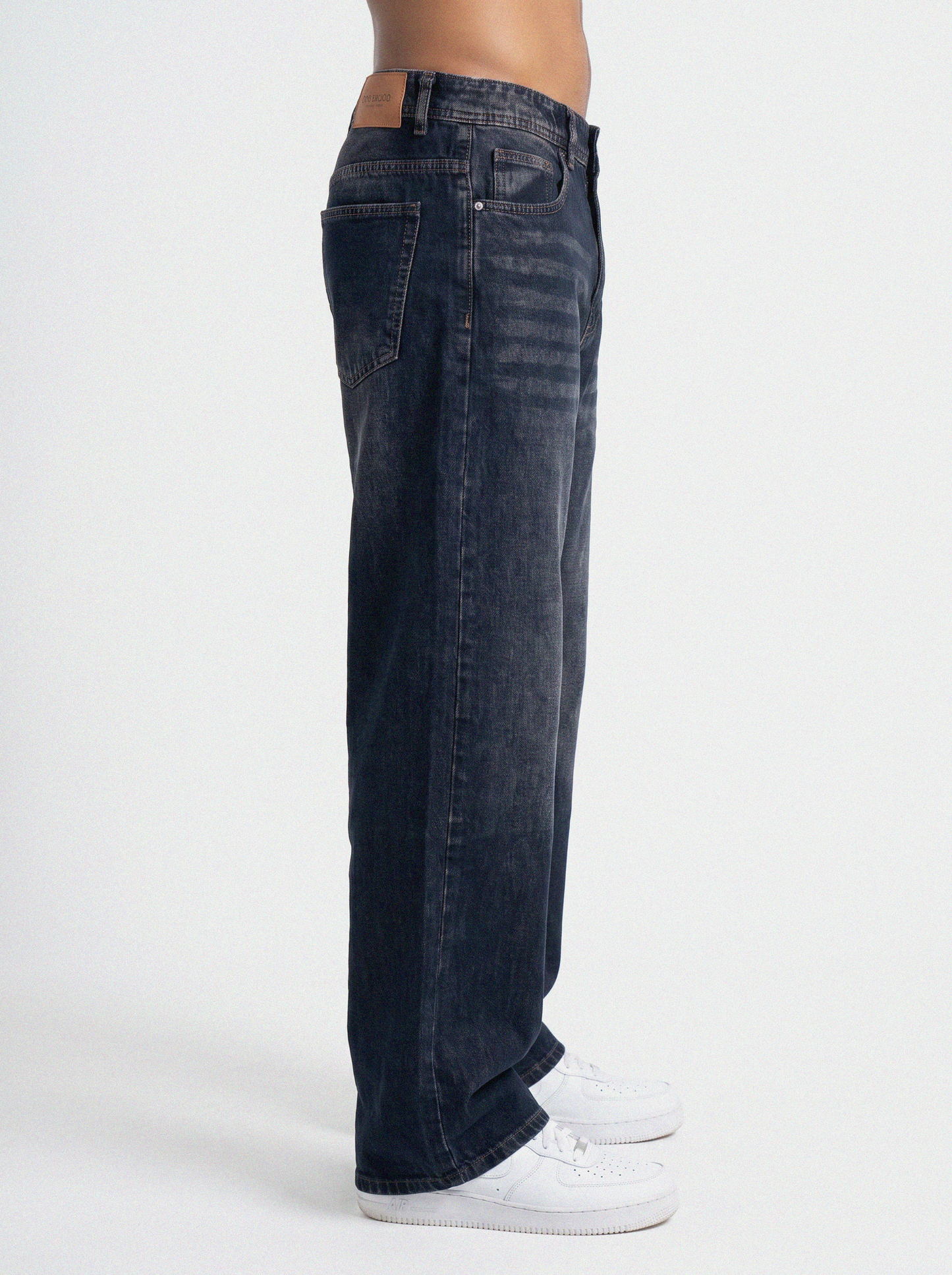 Midnight Shadow Extra Big Fold Denim