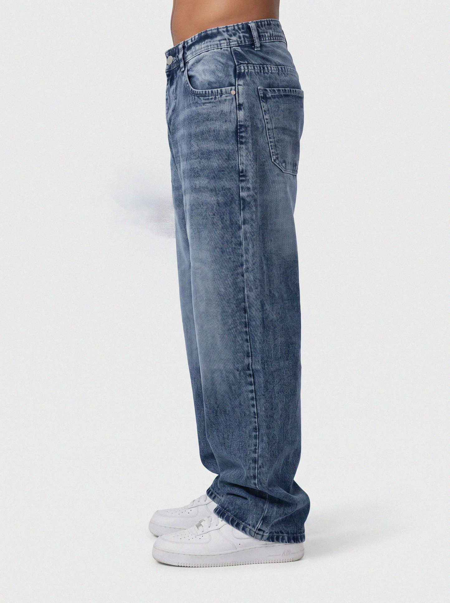 Slate Drift Extra Big Fold Denim